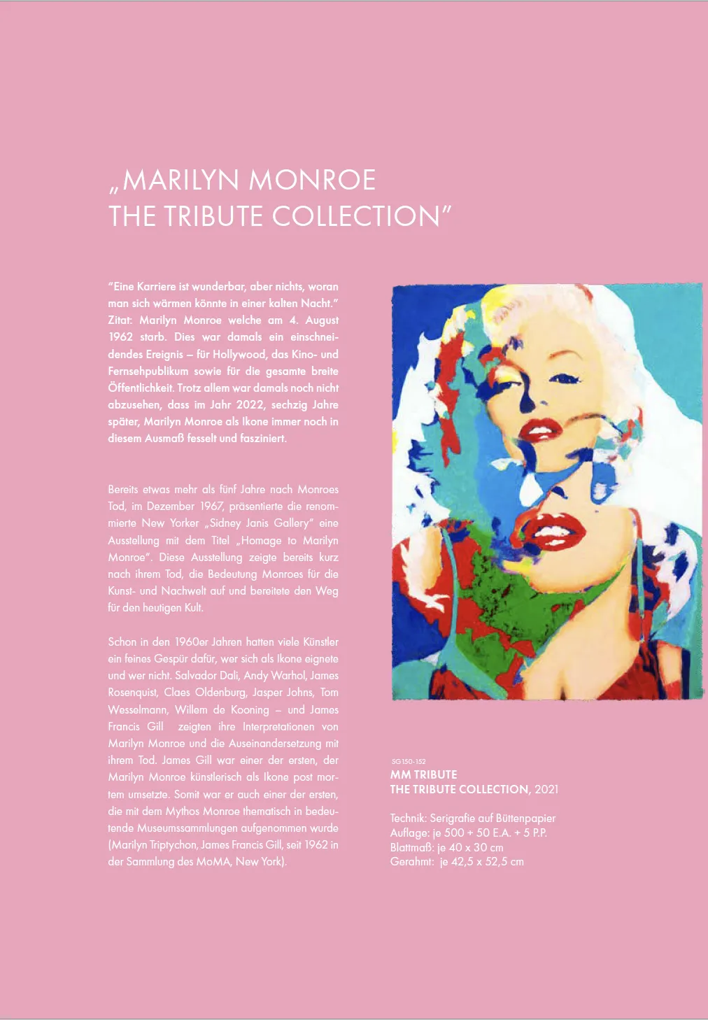 James Francis Gill | Only Marilyn | Ausstellungskatalog – Bild 5