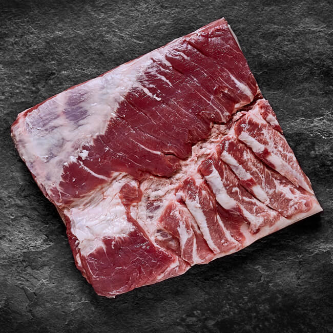 Duroc Bauchfleisch 900g = 1Stk. – Bild 2