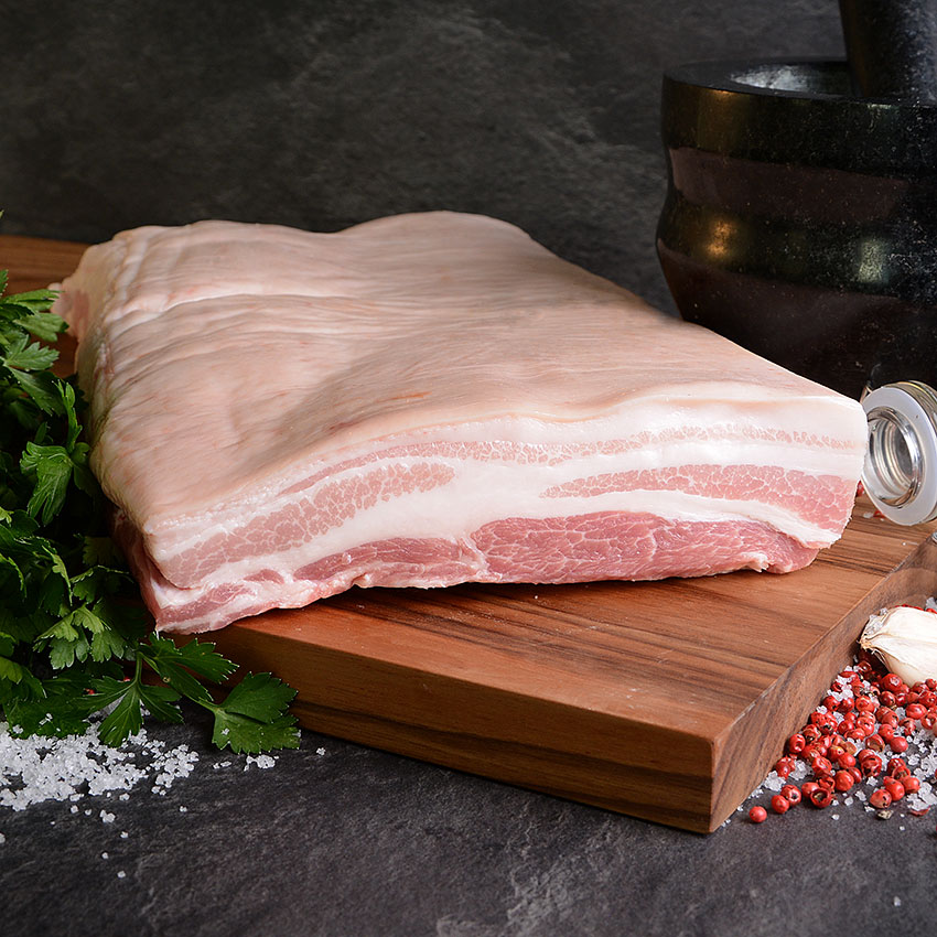 Duroc Bauchfleisch 900g = 1Stk. – Bild 3